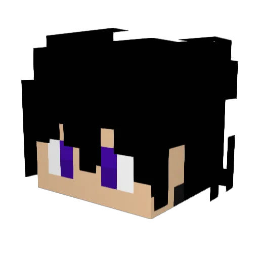 DurteeDoesnt Minecraft avatar head, 3D render