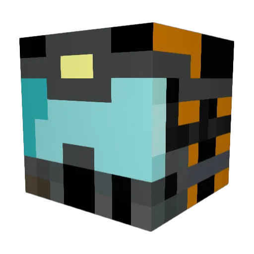 DuskBeast Minecraft avatar head, 3D render
