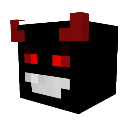 DuskHero005 Minecraft avatar head, 3D render