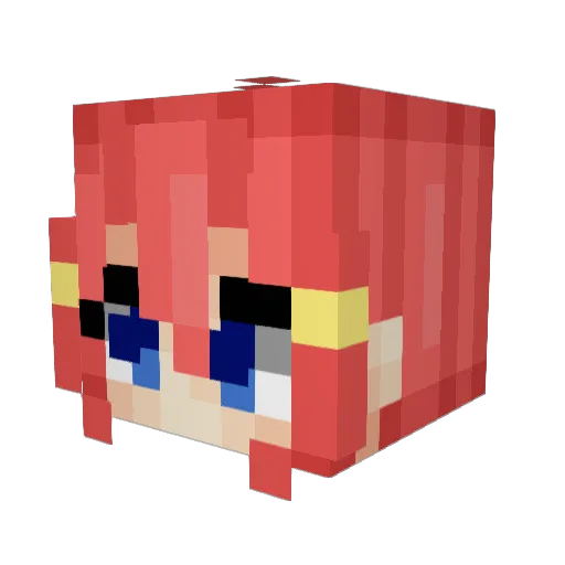 DuskRyn1 Minecraft avatar head, 3D render