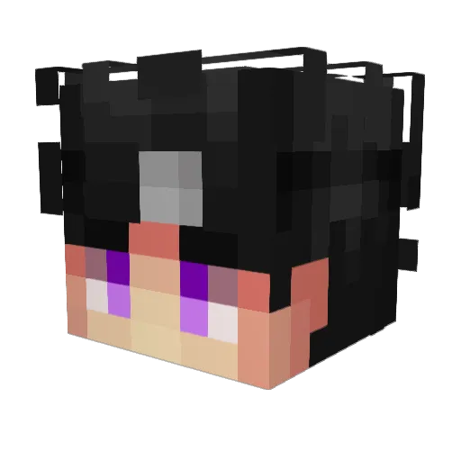 DuskSunde Minecraft avatar head, 3D render