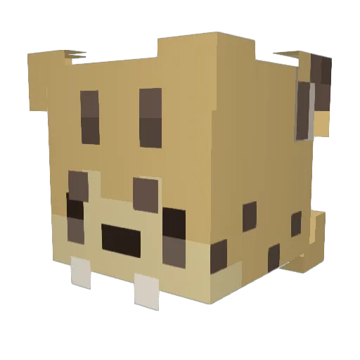 DuskTyphoon Minecraft avatar head, 3D render