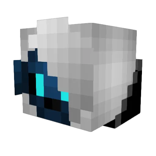 Dusk_Hunted Minecraft avatar head, 3D render