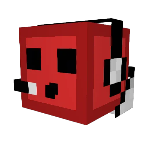 Duskrax Minecraft avatar head, 3D render