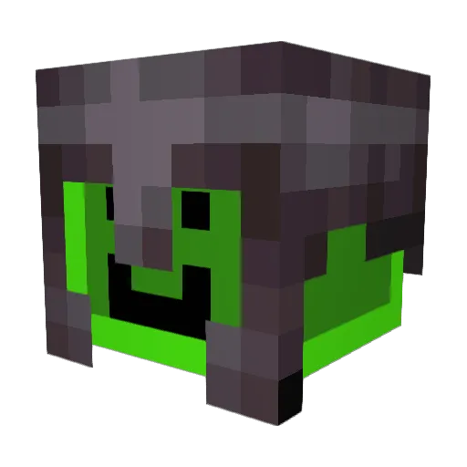 DuskyMorrow Minecraft avatar head, 3D render