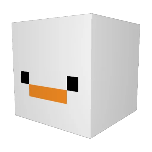 DusselFussel Minecraft avatar head, 3D render