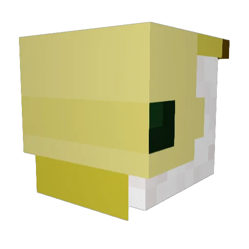 DustBandits Minecraft avatar head, 3D render
