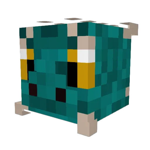 Dust_Brazen Minecraft avatar head, 3D render