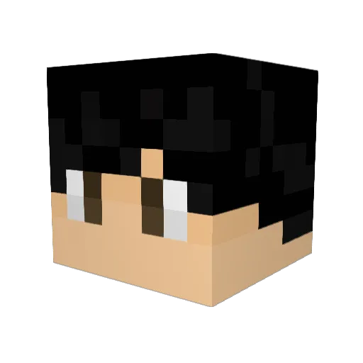 Dust_Hex Minecraft avatar head, 3D render