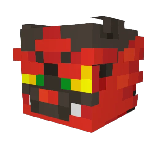 Dust_Tiger1 Minecraft avatar head, 3D render