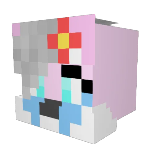 DustinDude15342 Minecraft avatar head, 3D render