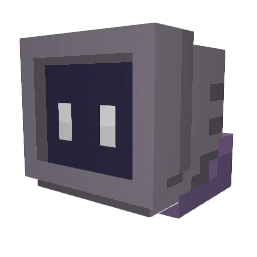 DustyDuk Minecraft avatar head, 3D render