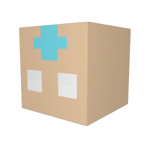 DustyPeach5 Minecraft avatar head, 3D render
