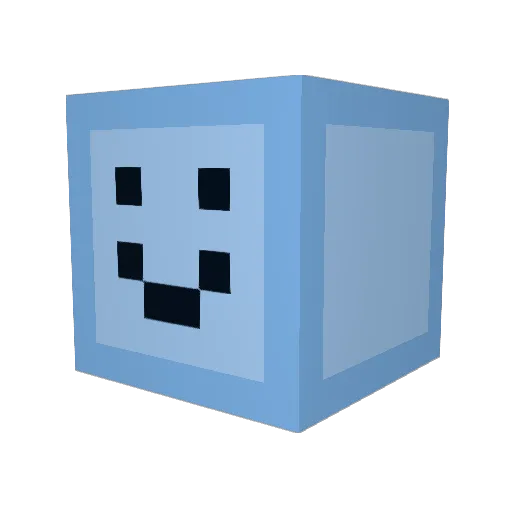 DustyWusty Minecraft avatar head, 3D render