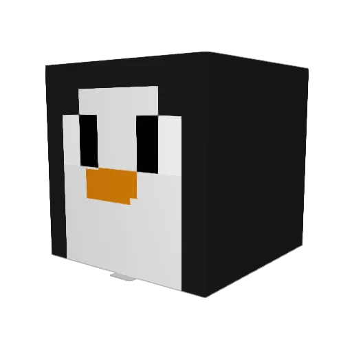 Dusty_2 Minecraft avatar head, 3D render
