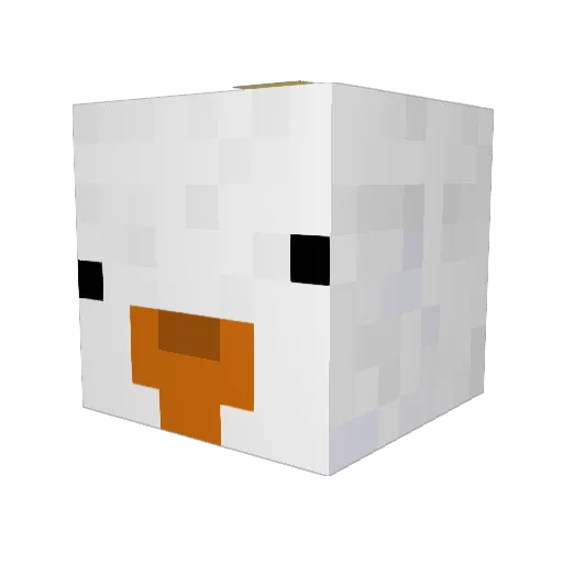 Dusty__Dorito Minecraft avatar head, 3D render