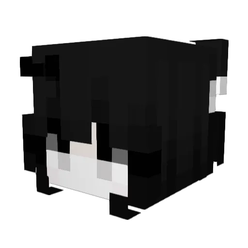 Dusty_memory Minecraft avatar head, 3D render