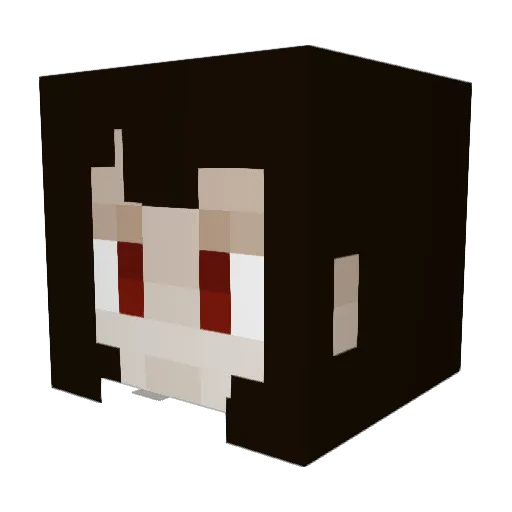 Dustyshoez Minecraft avatar head, 3D render