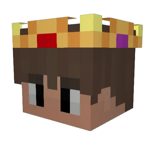 DutchBlastGamer Minecraft avatar head, 3D render
