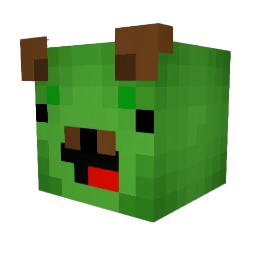 DutchTurtle010 Minecraft avatar head, 3D render