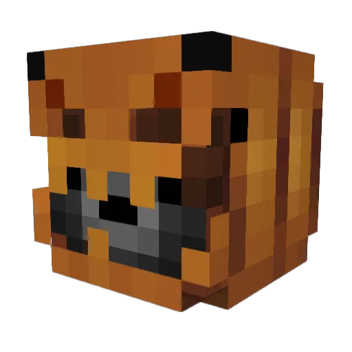 Dutch_Frietjes Minecraft avatar head, 3D render