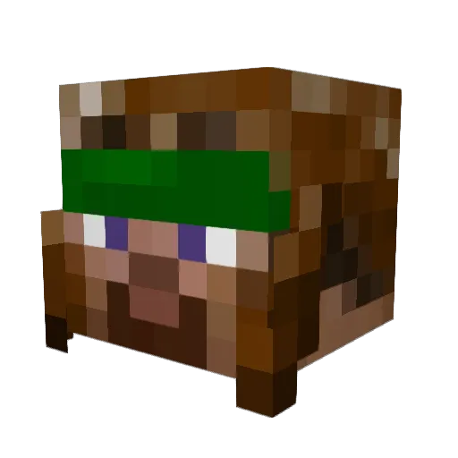 Dutchboy91 Minecraft avatar head, 3D render