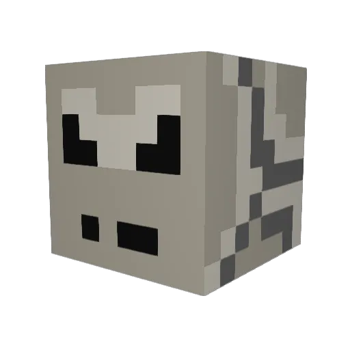 Dutchc0re Minecraft avatar head, 3D render