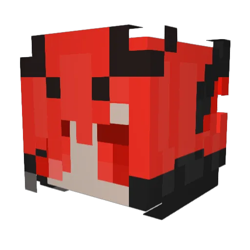 Dutchkiller69 Minecraft avatar head, 3D render
