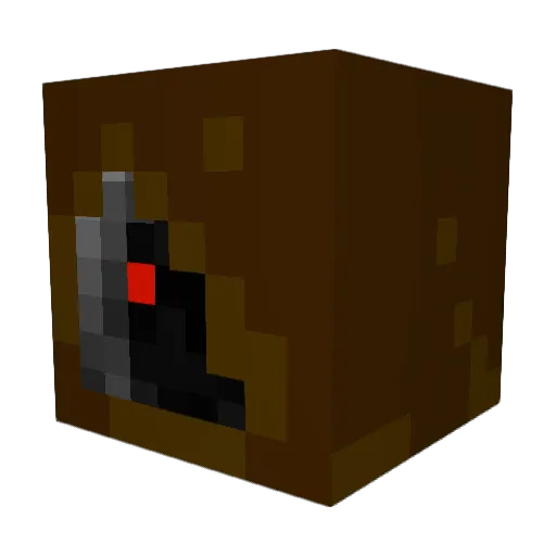 Dutchlevel Minecraft avatar head, 3D render