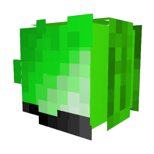 Duty412 Minecraft avatar head, 3D render