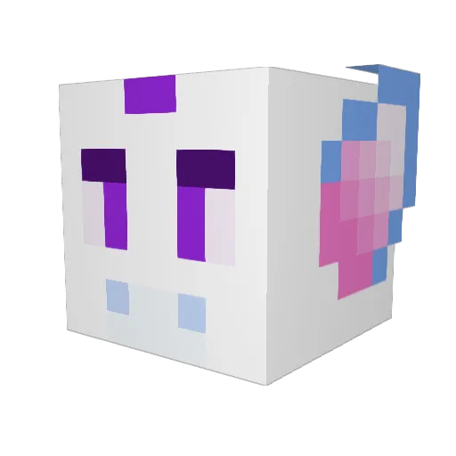 Duuruk Minecraft avatar head, 3D render