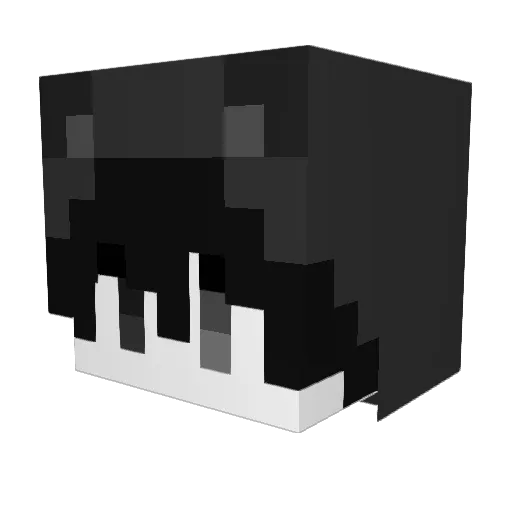 Duus_ee Minecraft avatar head, 3D render