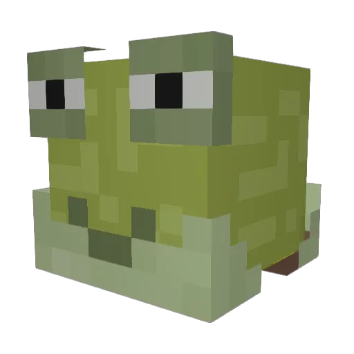 Duuum Minecraft avatar head, 3D render