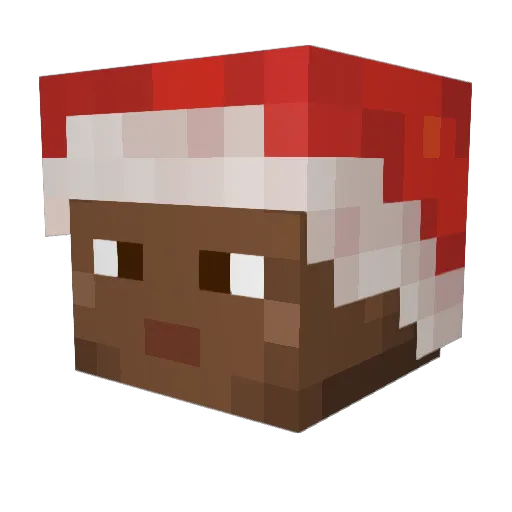 Duuuuur Minecraft avatar head, 3D render