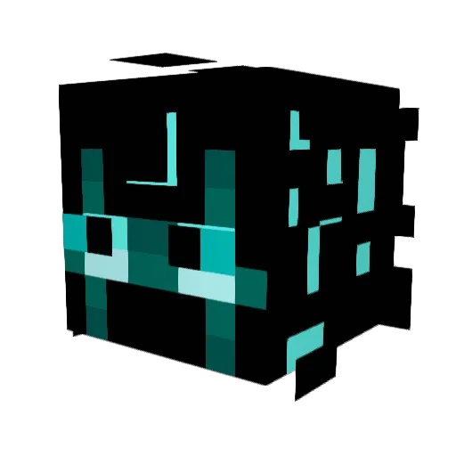 DuxEclipser Minecraft avatar head, 3D render