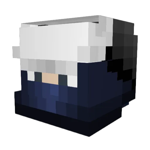 Duxkyy Minecraft avatar head, 3D render