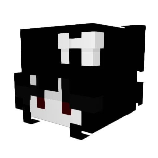 Duyn Minecraft avatar head, 3D render
