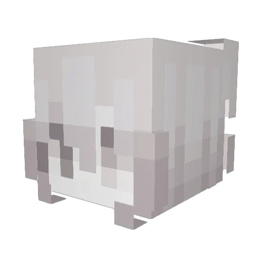 Duyxi Minecraft avatar head, 3D render