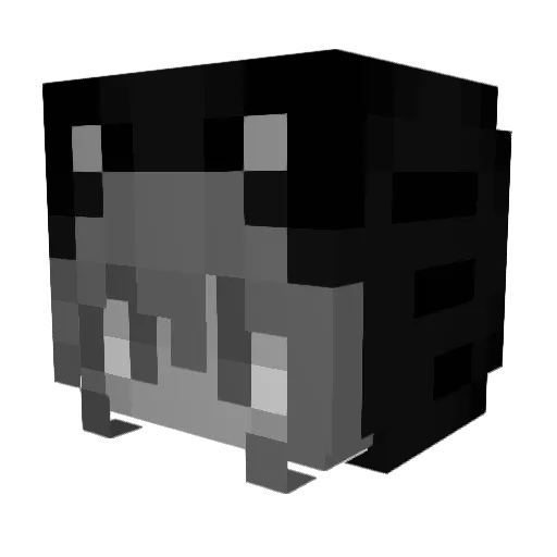 Duznx0 Minecraft avatar head, 3D render