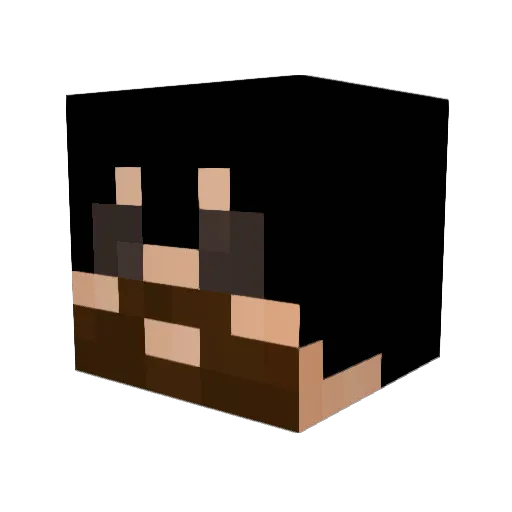 Dvargen_368 Minecraft avatar head, 3D render