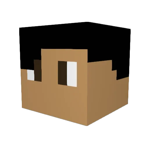 Dvhuerta2 Minecraft avatar head, 3D render