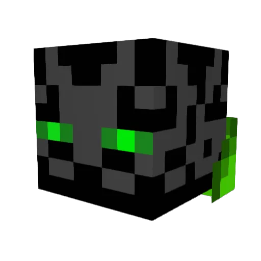 Dvo19 Minecraft avatar head, 3D render