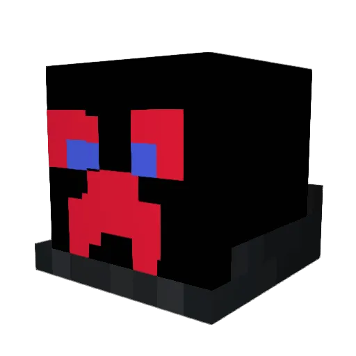 Dvrk4 Minecraft avatar head, 3D render