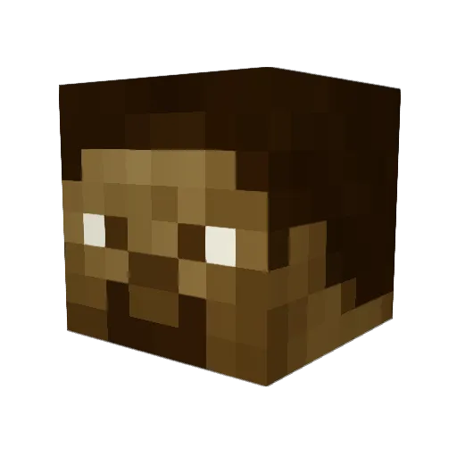 DwalinDwarf Minecraft avatar head, 3D render