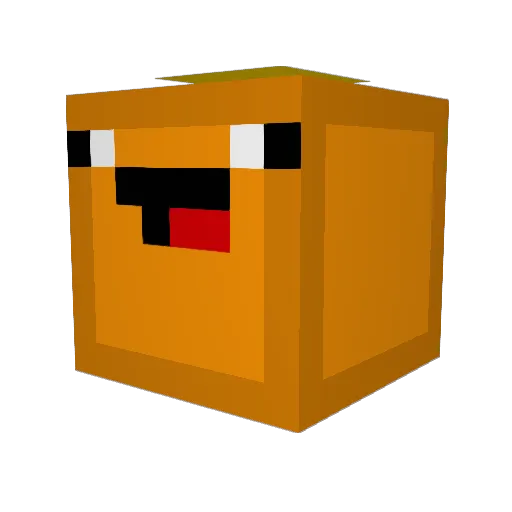 DwarfTheGreat Minecraft avatar head, 3D render