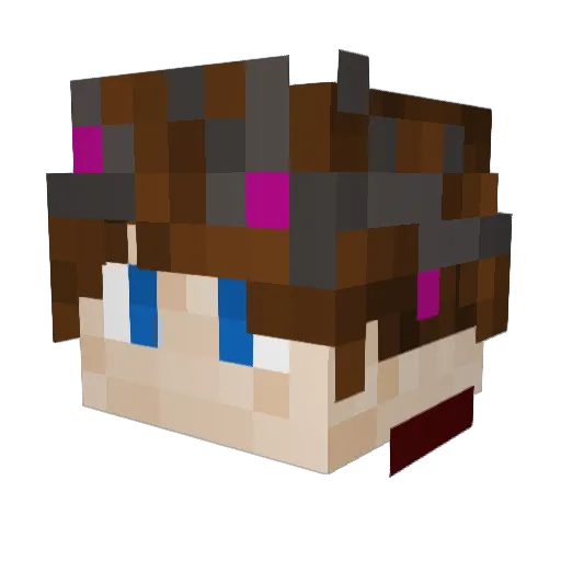 DwarvenLordMC Minecraft avatar head, 3D render