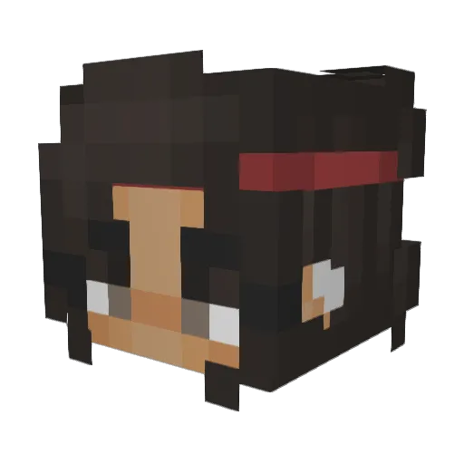 Dwarven_Industrs Minecraft avatar head, 3D render