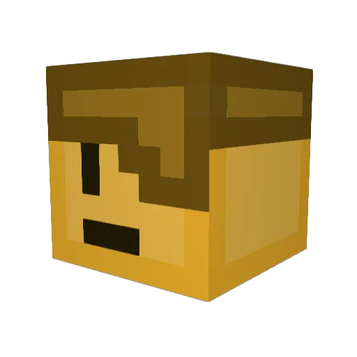 DwayneMilley Minecraft avatar head, 3D render