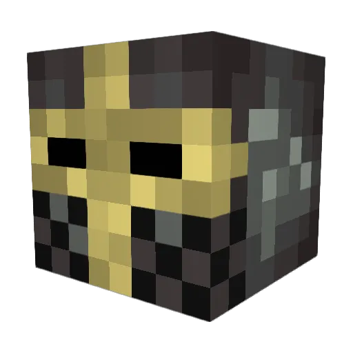 Dwed65 Minecraft avatar head, 3D render