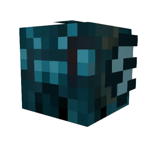 Dwegon Minecraft avatar head, 3D render